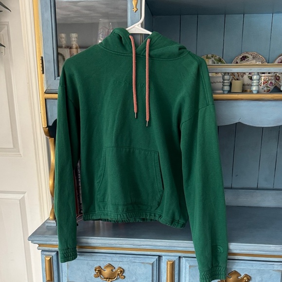 The North Face Tops - North face green sweatshirt xs